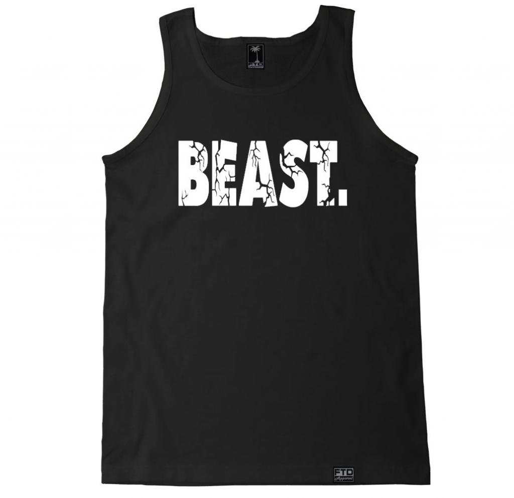 Men's Beast Workout Gym Hip Hop Rap Tank Top