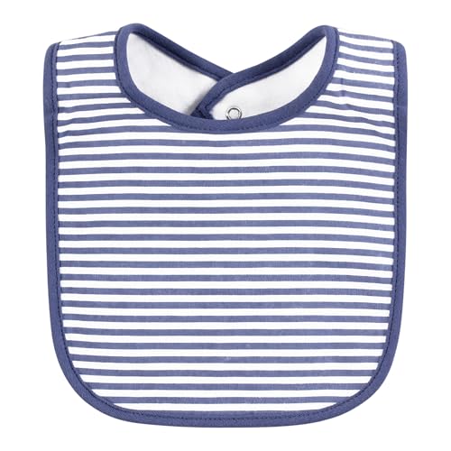 Image of Hudson Baby Infant Boy Cotton Bibs, Construction Work, One Size