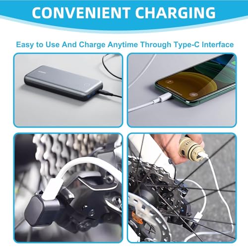 EC300 Ladeadapter USB C Kompatibel mit Shimano Di2 (R8170/R9250/R7170/RX825/R8150), 4-Poliger Elektronisches Schaltwerk Ladegerät für Mountainbikes Und Rennräder (Schwarz)