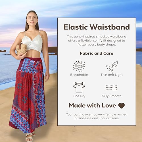 Image of Joob Joob Long Boho Skirts for Women - Bohemian Hippie Maxi Summer Skirt