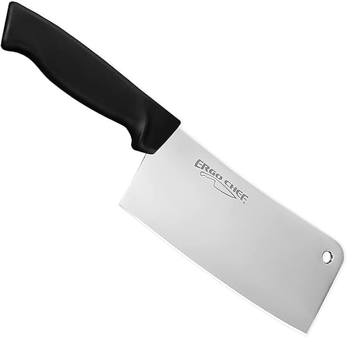 Miniatura 5 de Ergo Chef Prodigy Series - Cuchillo de carnicero de acero inoxidable de alto carbono con mango ergonómico antideslizante para cortar carne y huesos