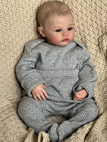 Muñeco Bebé Reborn Realista 19 Pulgadas Cuerpo Suave miniatura 5