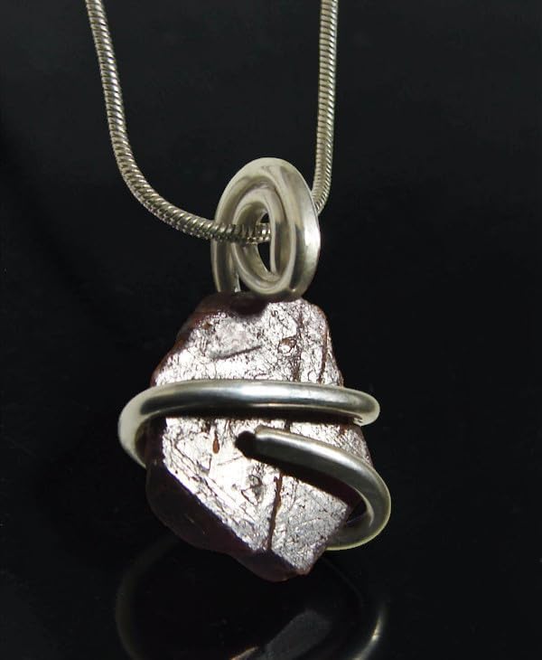July Birthstone Pendant- Rare Merlin's Mine Blood Red Ruby Etched from the Merlin's Crystal Mine in Mysore, Karnataka, India! #17