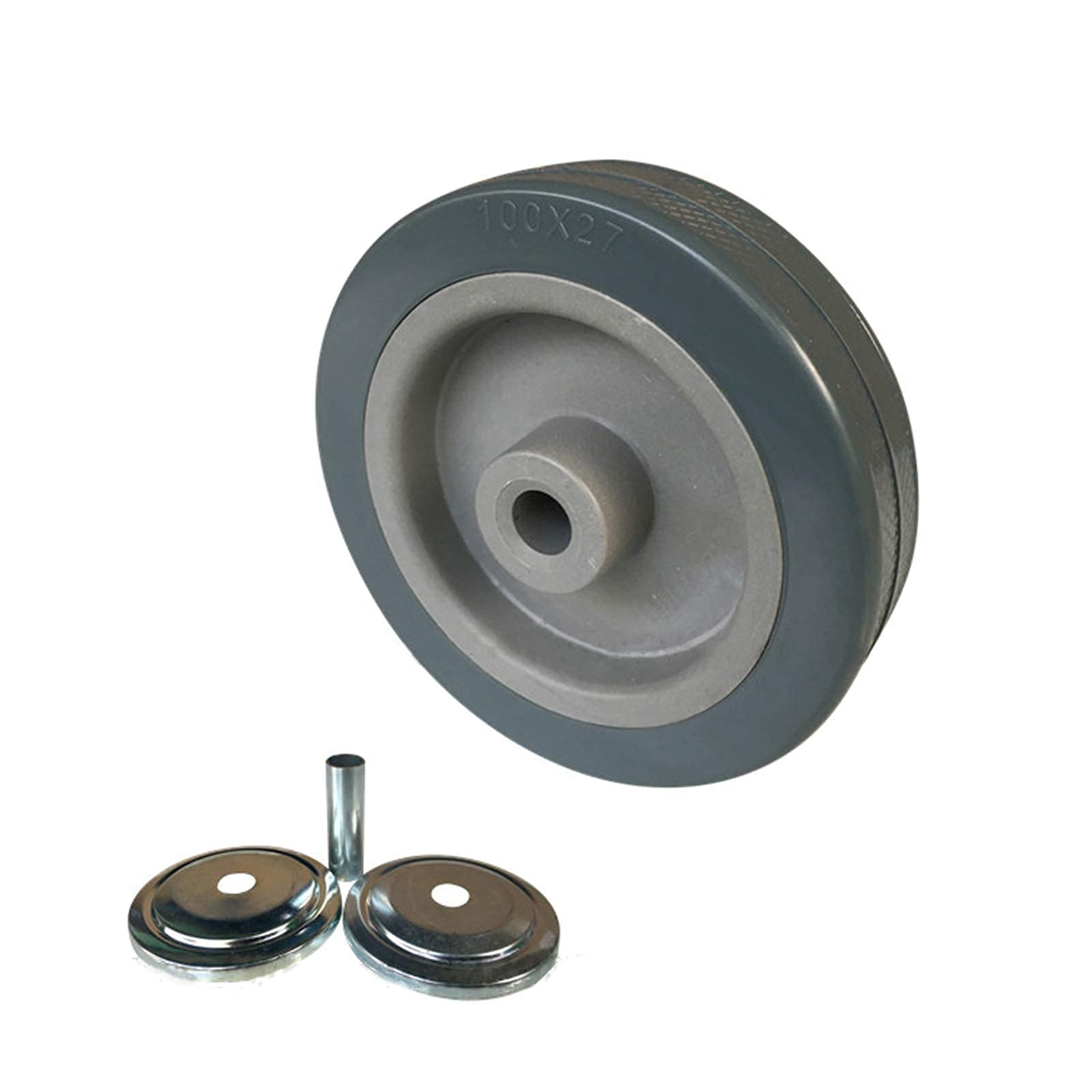 Set 4 Ruote Girevoli In Plastica E Ferro | Per Mobili, Carrelli E Grill | Carico Elevato