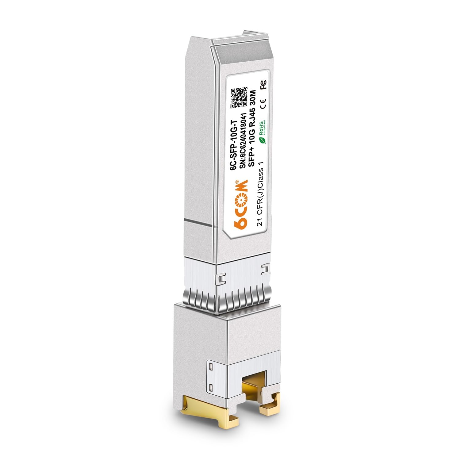 Ricetrasmettitore 10G SFP+ RJ45 10GBase-T CAT6A/CAT7 30m Cisco SFP-10G-T-S Ubiquiti UF-RJ45-10G MikroTik S+RJ10 D-Link
