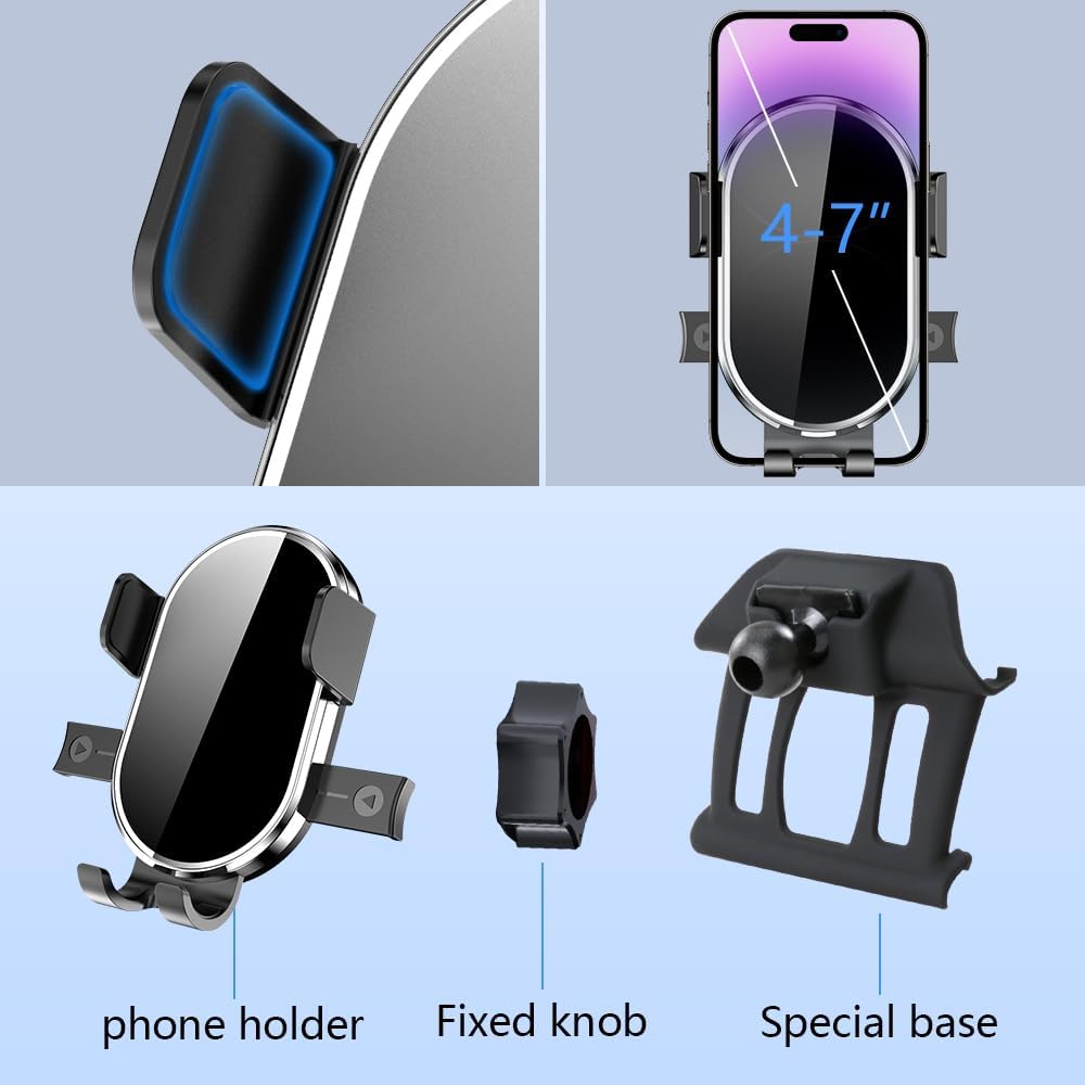 Car Phone Holder for BMW X5 2014-2018，X6 2015-2019 SUV sDrive35i xDrive35i 40e Auto Accessories Navigation Bracket Interior Decoration Dashboard Cell Mobile Phone Mount Holders case Accessory