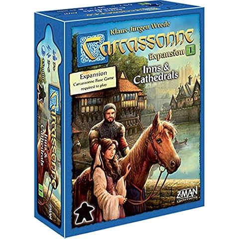 Z-Man Games | Carcassonne Inns & Cathedrals | Board Game EXPANSION 1 | Ages 7 and up |2-6 Players | 45 Minutes Playing Time Cover