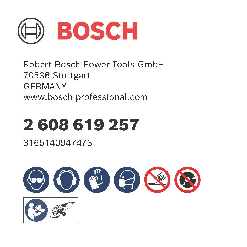 Miniatura 8 de Bosch Professional 2608619257 Disco de corte con manivela Expert (para metal, X-Lock, Ø125 mm, Diámetro Ø 0.875 in, Grosor 0.098 in)
