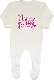 Shopagift Baby,Clothing,Baby Boys 0-24m,Sleepwear & Robes,Sleepsuits Shopagift Nana's Little Princess Pink Cute Baby Sleepsuit Romper