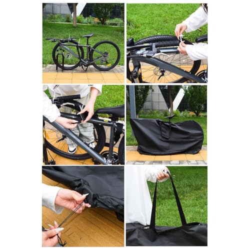 Transporte de bicicletas impermeable que soluciona los roces en el maletero 4