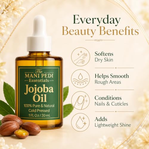 Image of TMPE Jojoba Oil for Hair Growth, Skin Glow & Nail Health | 100% Pure & Cold Pressed | Deep Hydration with Vitamin E - 30ml