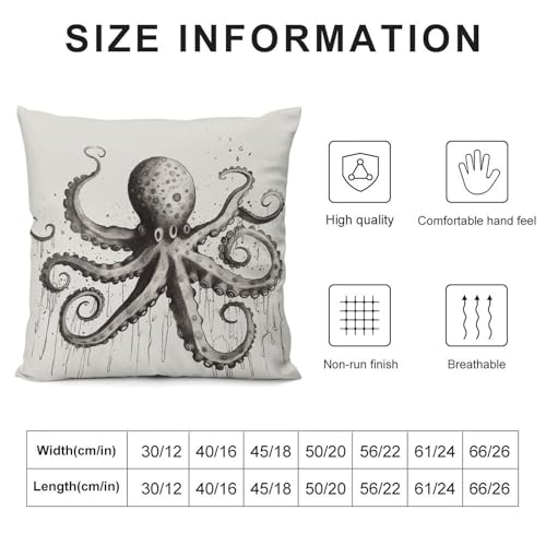 Housses de coussin pieuvre pour protéger et embellir le canapé du salon - 3