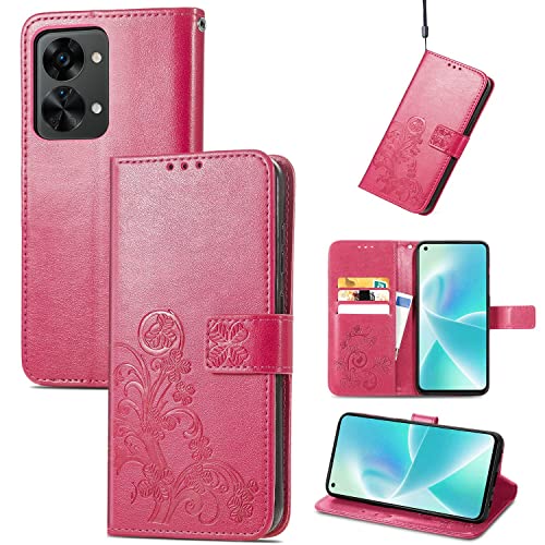 Protection OnePlus Nord 2T König Design rose rouge idéale pour vos sorties