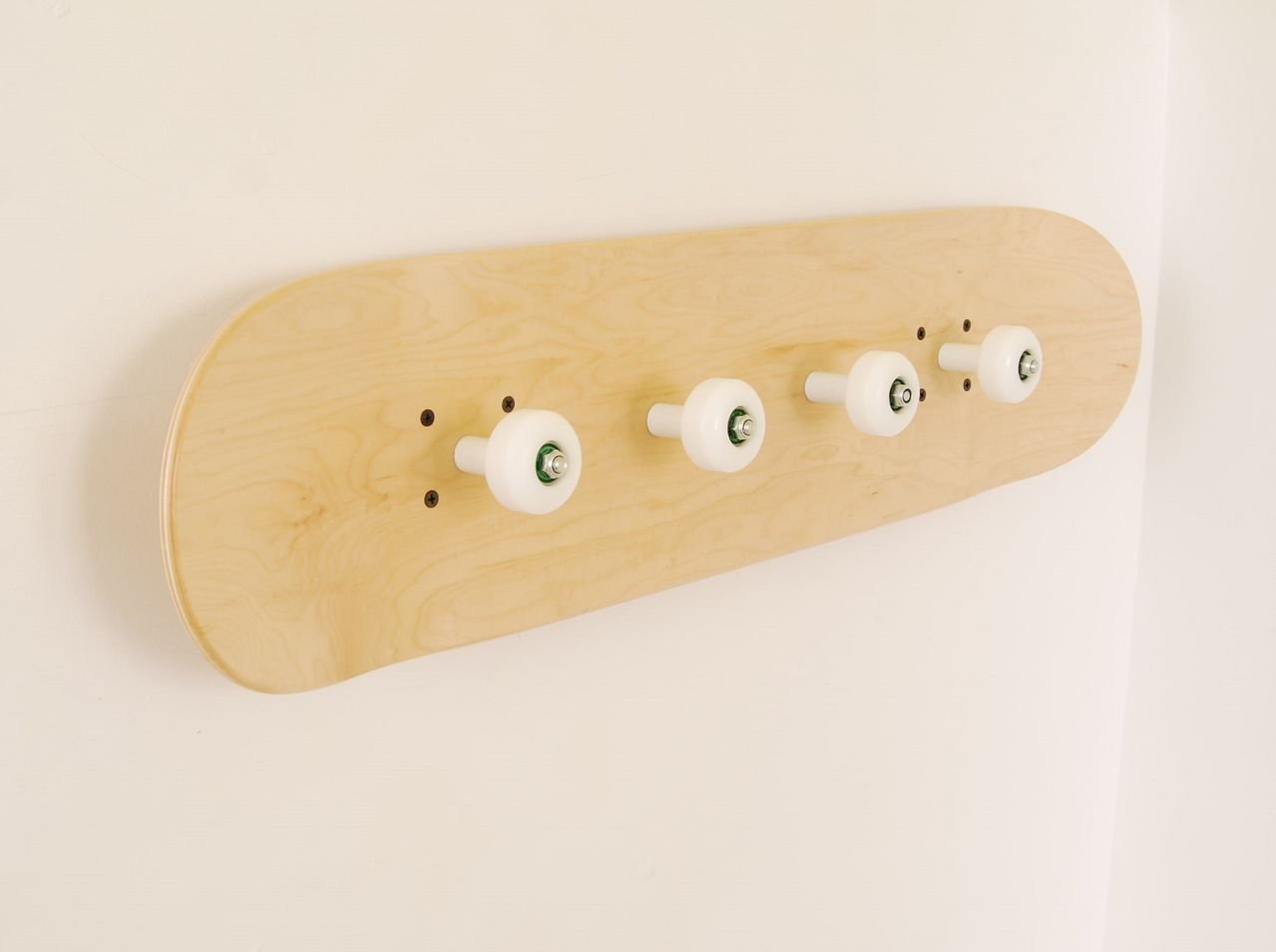 skate-home Porte-Manteaux Mural en Bois pour Décorer Les Chambres d'enfants y Patineurs Skateboard. Idee Cadeau
