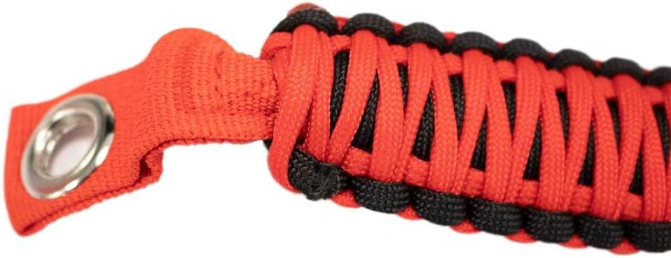 Fishbone Offroad FB55284: Red Paracord Grab Handles for A-Pillar and Sound Bar