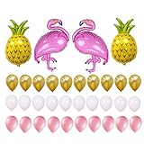 Múltiples temas de decoración: ideal para tus suministros de fiesta de piña flamenco, suministros para fiestas de piña, suministros de fiesta de luau, suministros de fiesta, fiesta de piscina, fiesta de verano, fiesta de playa, baby showers, decoración hawaiana, ventanas, manteles y decoración de mesa, picnics al aire libre, habitación y club, fotografía