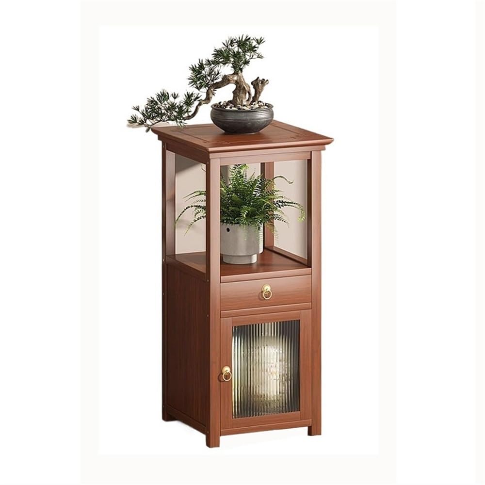 S5b8W3g7 Pedestal Multi Layer Bamboo Plant Rack Bonsai Display Stand Decor