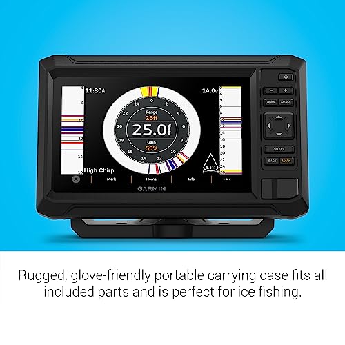 Image of Garmin ECHOMAP UHD2 73sv Ice Fishing Bundle with Garmin Navionics+ Maps for U.S. Inland