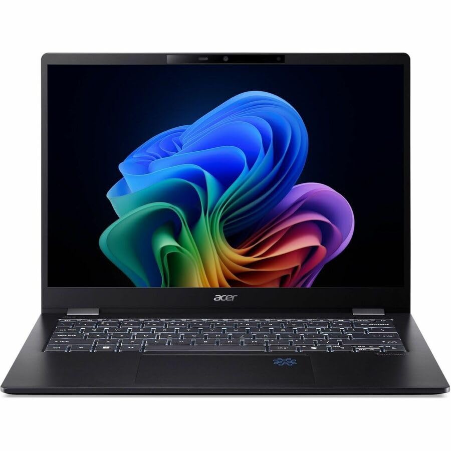 Image of Acer TravelMate P6 14 AI TMP614-54 TMP614-54-783H 14 inch Copilot+ PC Notebook - WQXGA+ - 120 Hz - Intel Core Ultra 7 256V - 16 GB - 1 TB SSD - English Keyboard - Black
