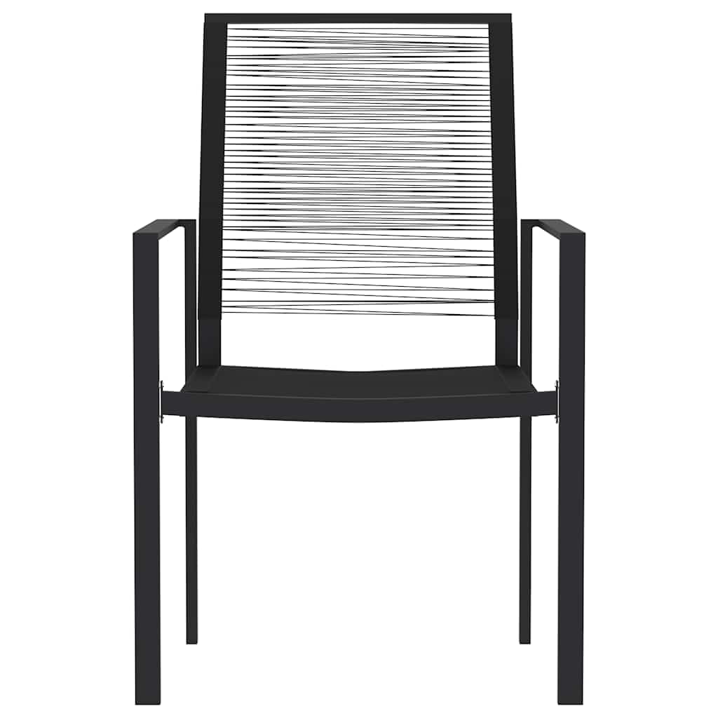 Malowana proszkowo stalowa rama szklany blat wodoodporny rattan PVC 7