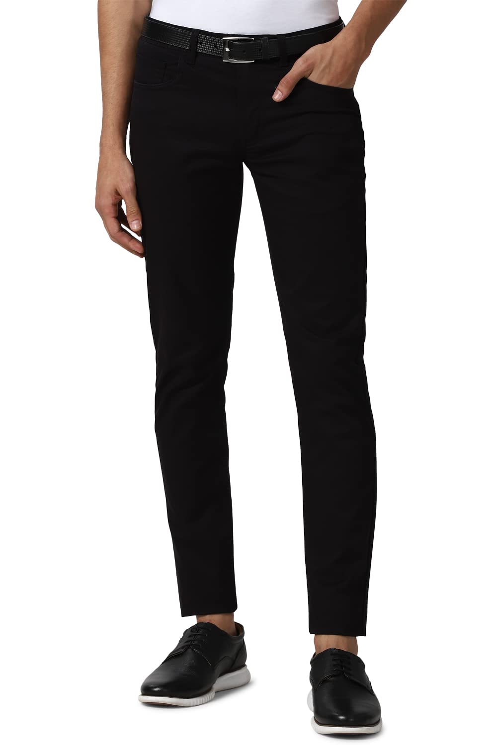Peter England Men's Skinny Casual Pants