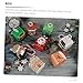 Cabilock 24pcs Christmas Festival Candy Boxes Holiday Goodie Boxes Assorted Designs Including Christmas Trees Gingerbread Men Houses Santa for Parties and Celebrations