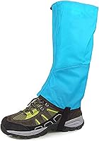 Vista 11 de Polainas impermeables para las piernas, polainas para botas de nieve, leggings de seguridad de protección de serpientes para senderismo, campamento