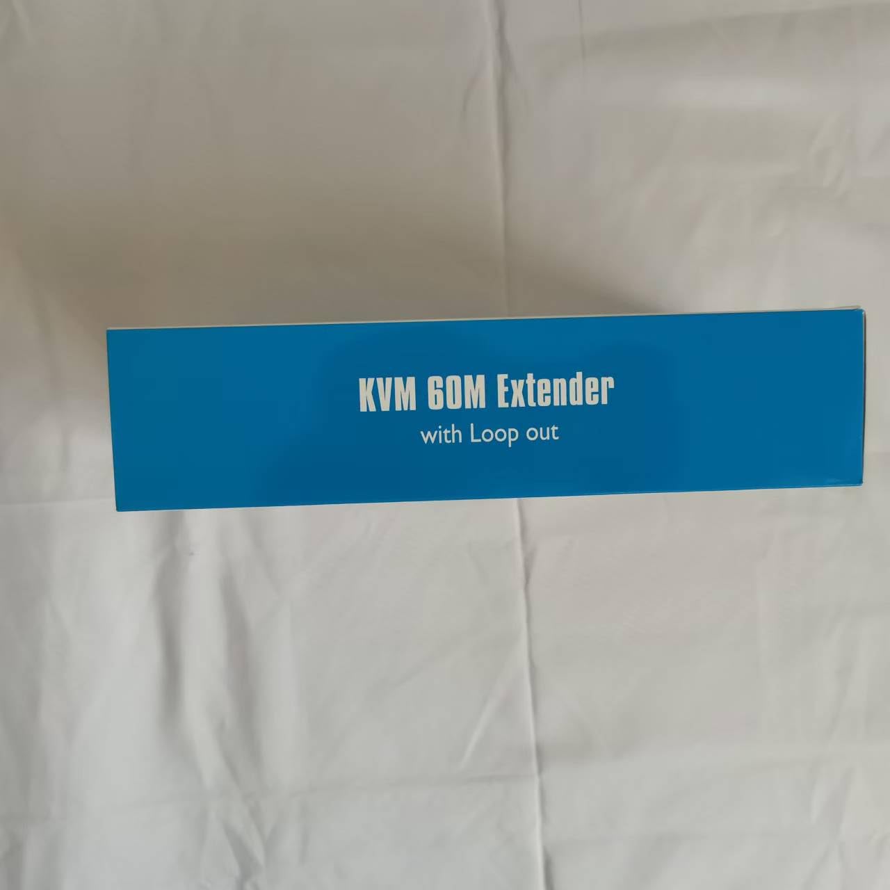Extensión KVM HDMI 60 m en Cat5e/Cat6, HDMI 1080p, alargador KVM USB, transmisión con hebilla, negro, montaje en rack