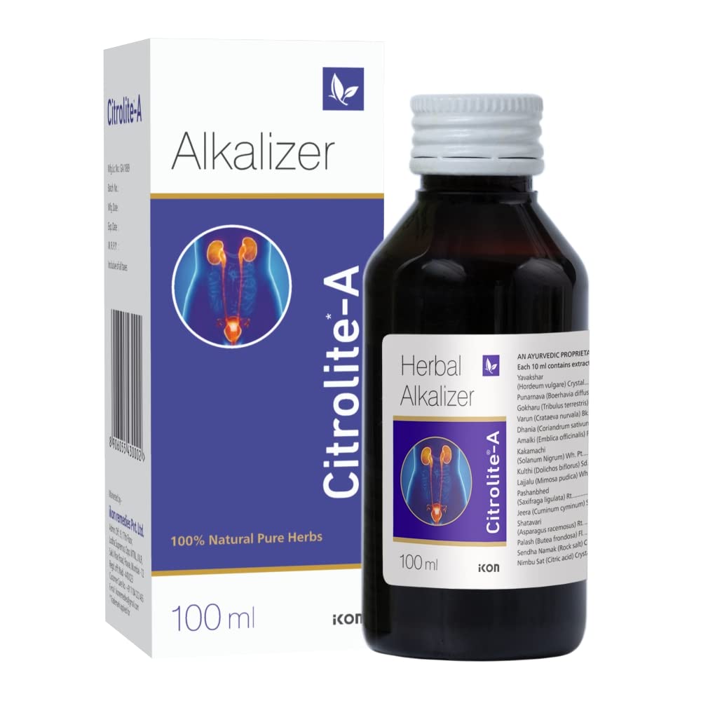 Citrolite-A Syrup 100 ml | Blend of Ayurvedic Herbs that Cleanses Kidney and Urinary Bladder (Pack of 1)