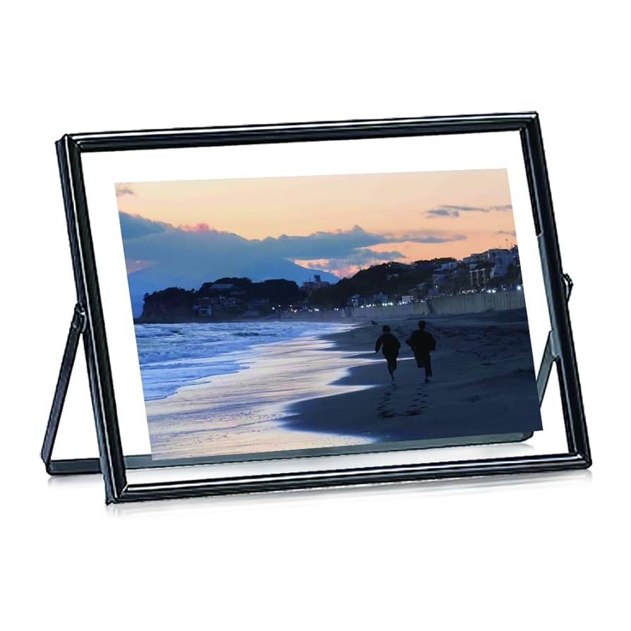 ヴィンテージ　フォトフレーム　フォトスタンド 大型　写真立て　エンジェル　ガラス ヴィンテージ フォトフレーム フォトスタンド 大型 写真立て