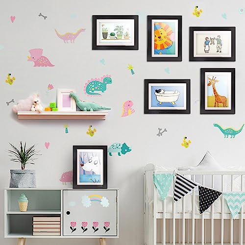 LZDMY-Marco-Dibujos-Infantiles-Marco-para-Dibujos-de-Ninos-con-Apertura-Frontal-35x26cm-Cuadros-Arte-Plegable-Portafotos-A4-Cambiar-Hasta-50-150-Hojas-Regalos-para-Ninos-2-Piezas-Negro