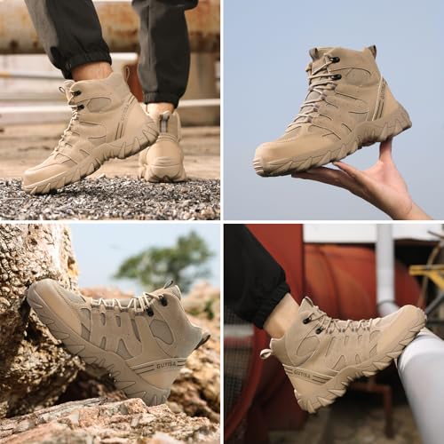 Image of Steel Toe Shoes for Women and Men, Lightweight Safety Work Shoes, Puncture Resistant Cushioned Low Top Work Sneakers for Warehouse Factory Construction
