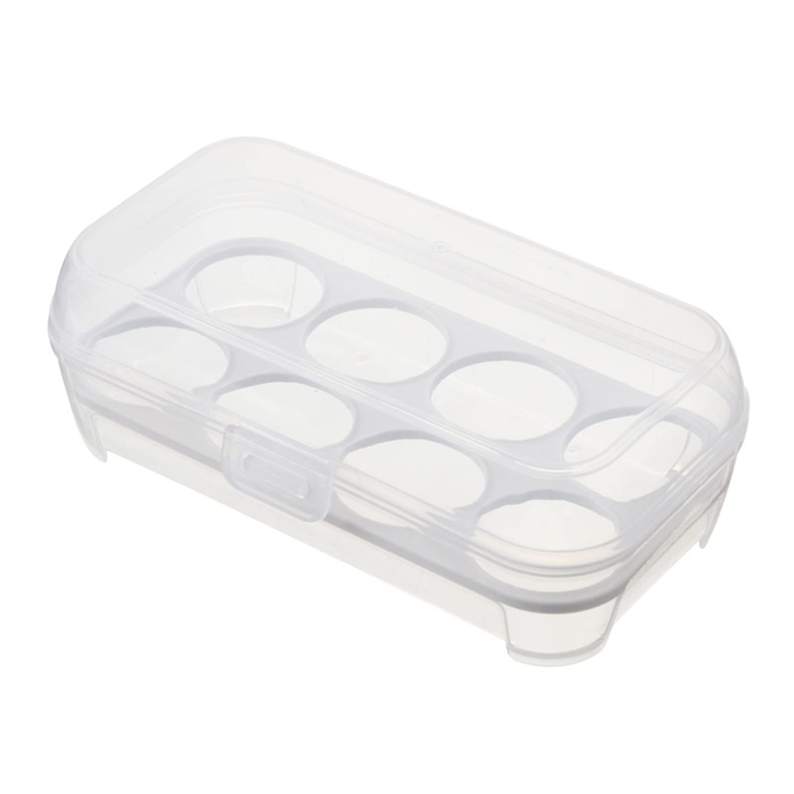 Compartimiento de Huevos para refrigerador Caja de Almacenamiento de 8 Huevos Refrigerador Porta Huevos Contenedor Portador de Huevos portátil para Camping Picnic