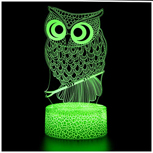 ZNZ 3D Nachtlicht, LED Illusion Lampe, Optische Täuschung Stimmungslichter mit Touch & Fernbedienung, 16 Farben Wechselnd Dekoration Nachttischlampen, Geschenke für Mädchen Jungen Männer Kinder