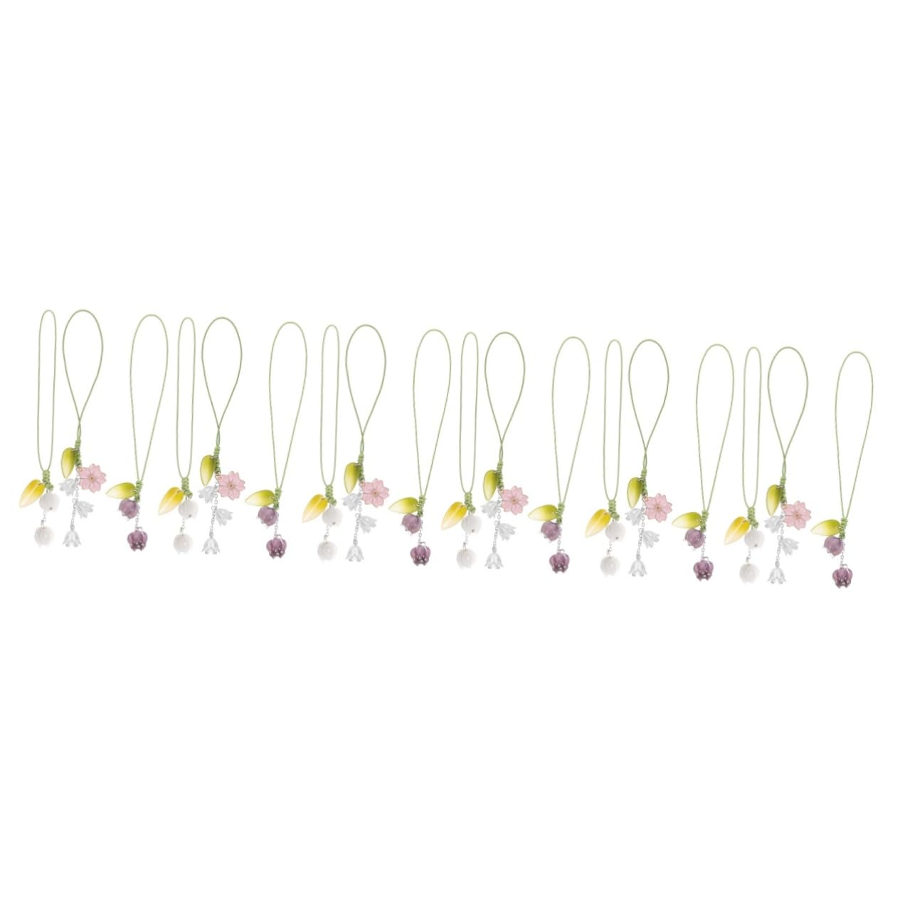 Angoily Braccialetto Pendente Cinturino Delicato Custodia Catena Borsa Fascino Borsa Portachiavi Portachiavi Pendente - Cinturino Pendenti A Tulipano In Metallo