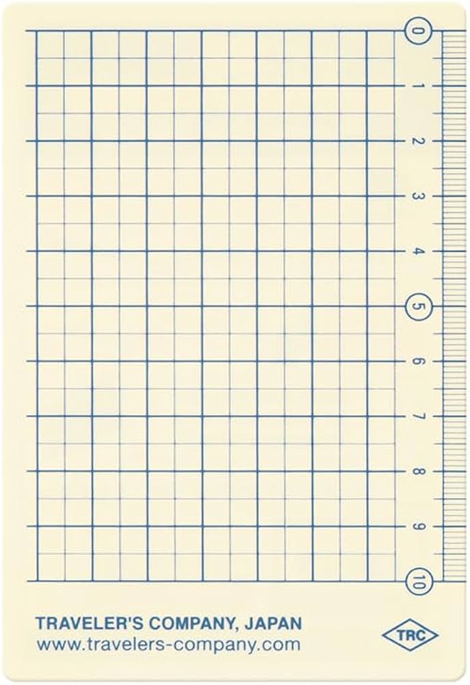 Amazon.co.jp: トラベラーズノート 下敷 2026年 パスポートサイズ