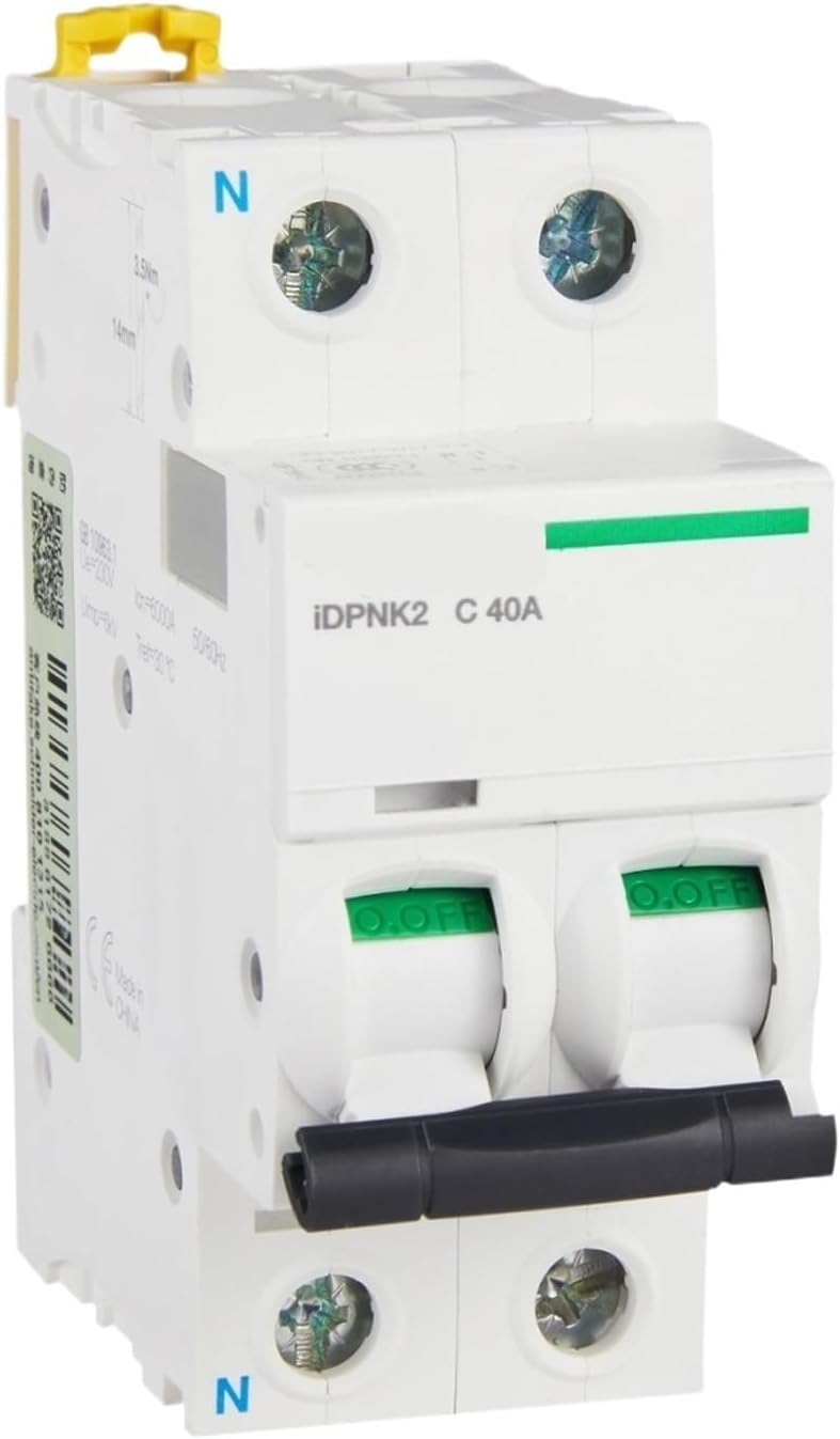 IDPNK2 40A A9F18640 1P+N | 40A | C | 6KA IDPNK2 Miniature Circuit Breaker