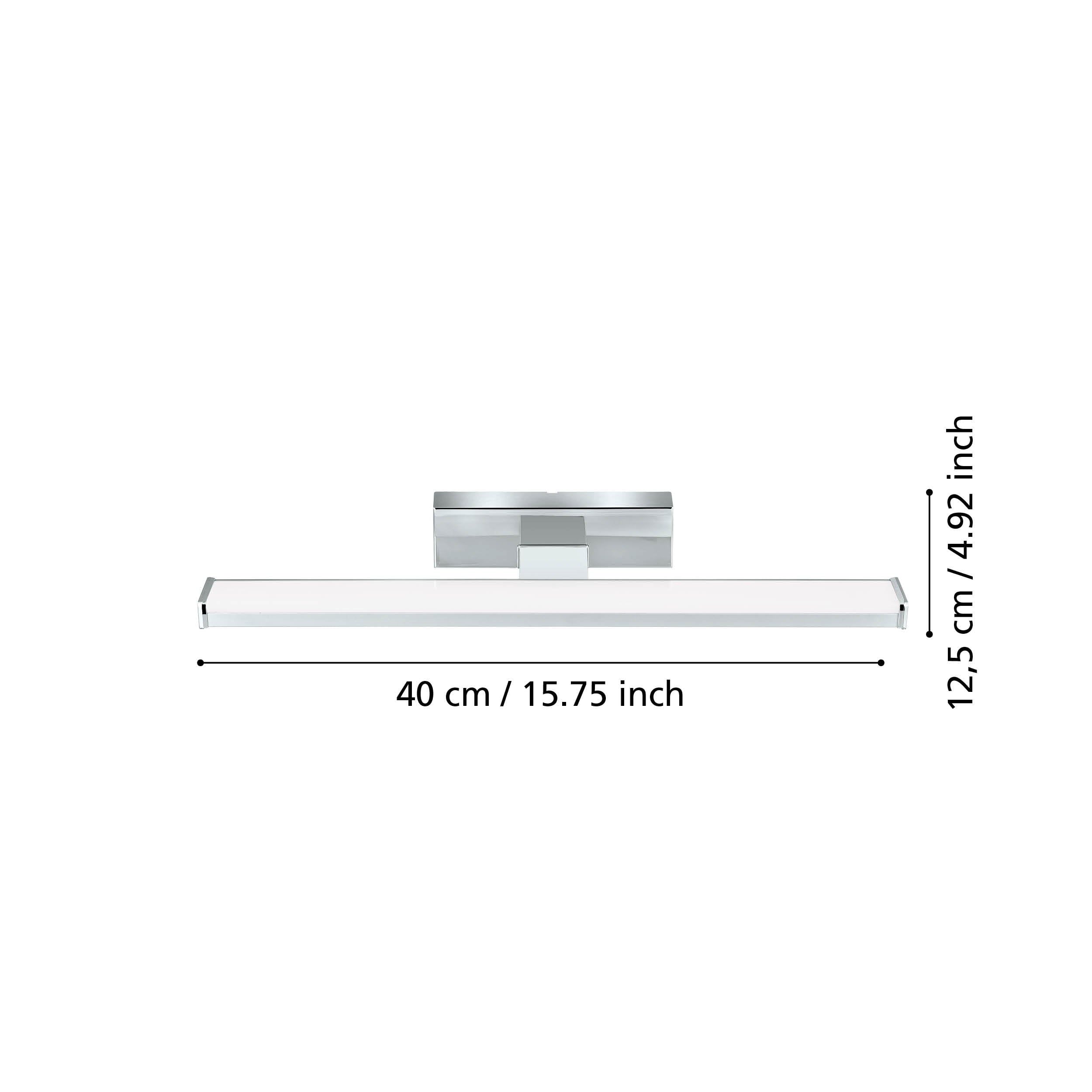 Eglo LED Applique Murale Pandella 1, Applique Miroir LED en Aluminium et