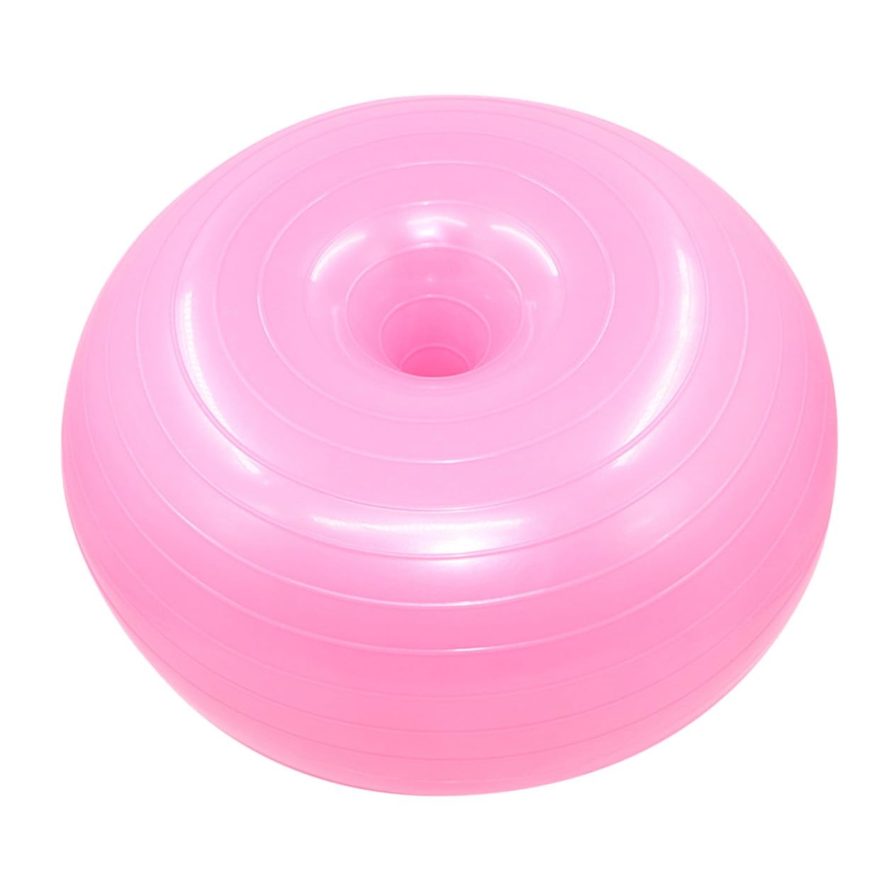 Toddmomy Pelota Auxiliar de Yoga de 50cm Rosa con Forma de Donut