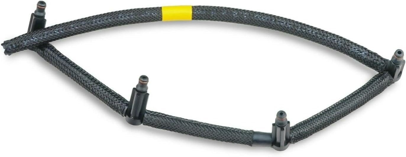 Tubo di Ritorno dell'Iniettore (Carburante a Prova di Perdite) 1.6 HDi 90 & 109/110 CH Compatibile per Berlingo, C2, C3 I, C3 Picasso, C4 I, C4, C5 II-III, Xsara, Jumpy