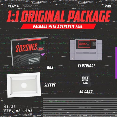 SD2SNES Rev X 2025 – Flash Cartridge for Super Nintendo SNES | 16GB SD Card Preloaded | Game Boy Player Adapter – Play All SNES & GB Games Instantly – Plug & Play, No Setup Needed - Image 7