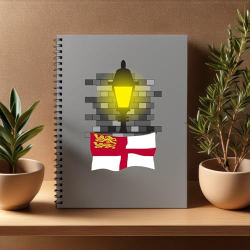 Carnet A5 Ligné Sark Street Lamp Bricks | Lot de 20 Cahiers pour Bureau et Notes