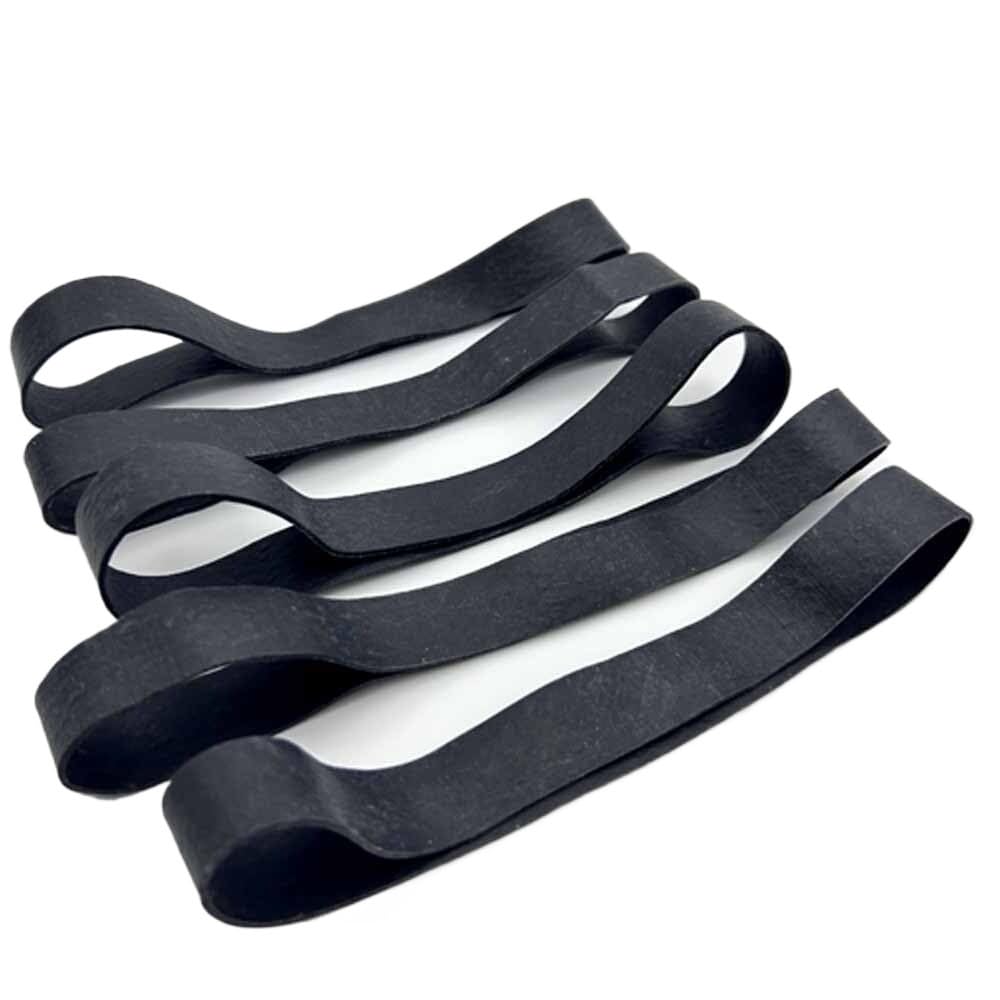 Bande Elastiche Resistenti, 10 Pezzi di Elastici in Gomma Lunghezza Piatta 11 cm Extra Large Neri Elastici Spessi Larghezza 2,5 cm for imballaggio di pacchi