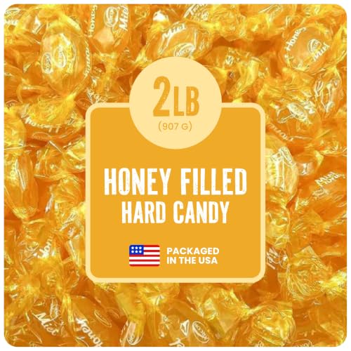 Cambie Honey Filled Hard Candy Individually Wrapped - 2 lbs of Honey Candy