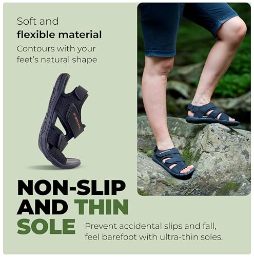 HF Baresandals IV – Outdoor & Lightweight Breathable Barefoot Sandals, Made for Real Life, Zero-Drop Sole, All-Day Comfort Unisex4