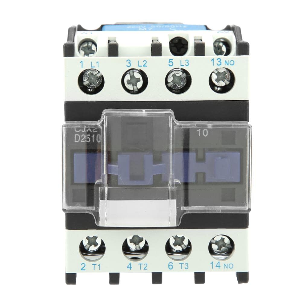 QRUYHBAJU High Sensitivity Industrial AC Contactor - 220V 25A Electric Switch for Efficient Power in Electronic Applications DIY Supplies