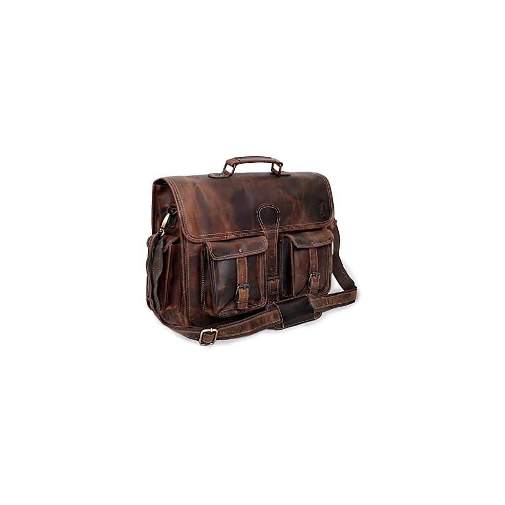 Leather-Laptop-Messenger-Bag-Vintage-Briefcase-Satchel-for-Men-and-Women-VINTAGE-BROWN-18-inch