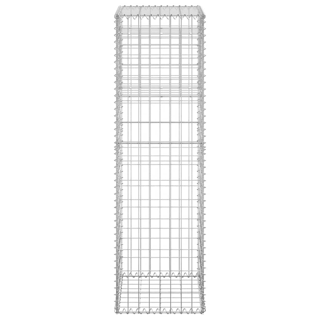 vidaXL Gabionensäule 40x40x140 cm Eisen