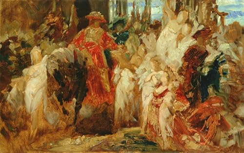 Cuadro lienzo Carlos V de Hans Makart para vestir paredes vacías, 60x90cm