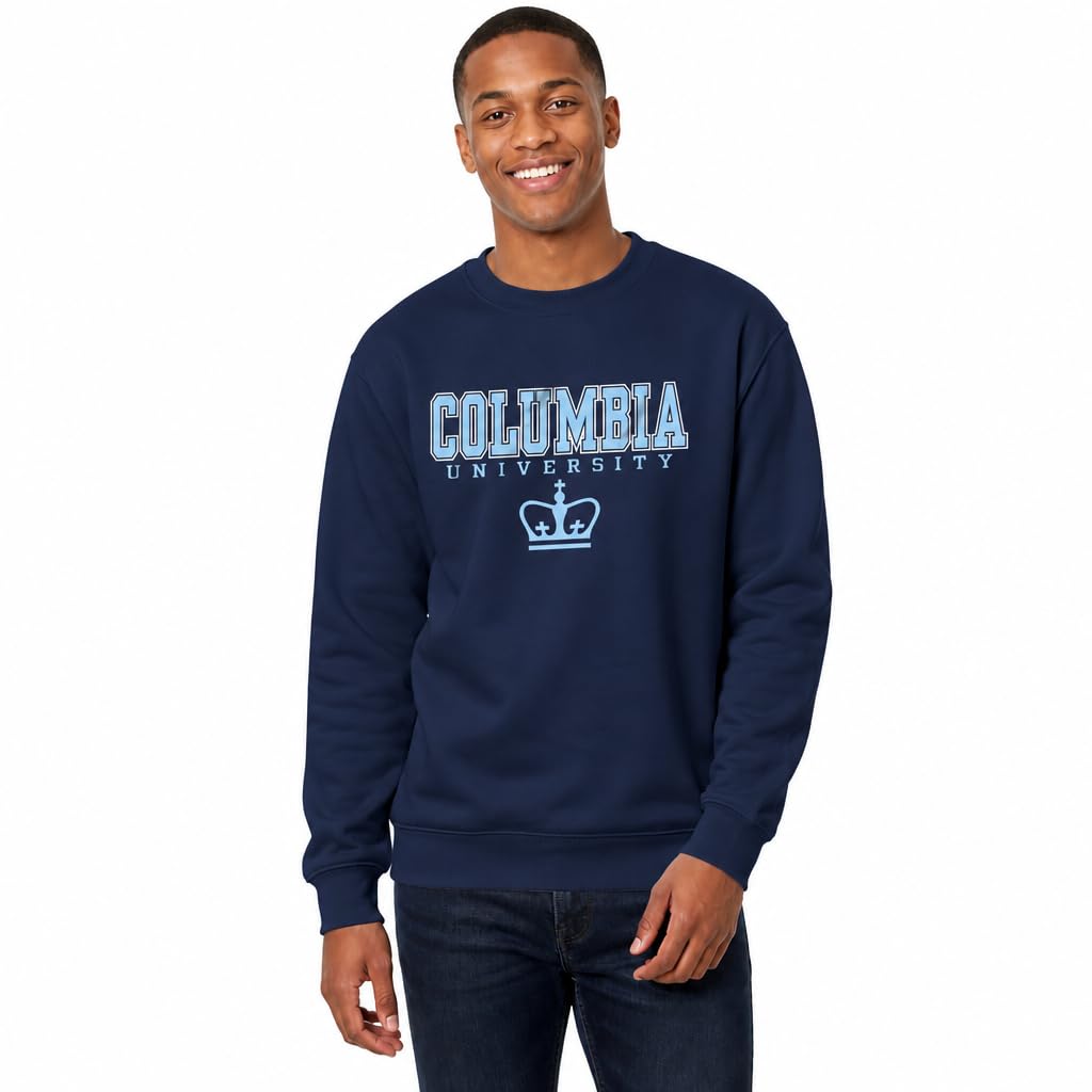 NCAA College Sweatshirt Fleece Crewneck Pullover for Men and Women